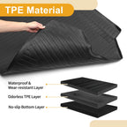 Cargo Liner Rear Trunk Mat for Honda CR-V (2012–2016) TPE Stripe Pattern