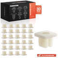 30Pcs Nylon Screw Adjusting Grommet Clip Retainers for Honda