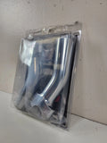 Wild 1 Chubby Billet Risers 5.5in Pullback Chrome W0527 for Harley Davidson