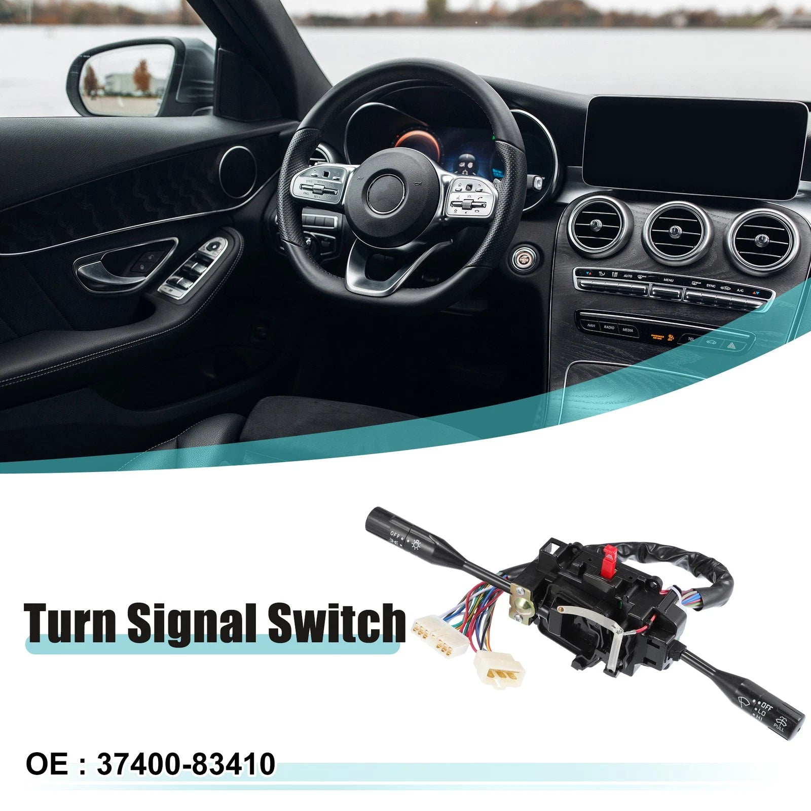 Turn Signal & Windshield Wiper Switch for Suzuki Samurai (1986–1995) 786527707812