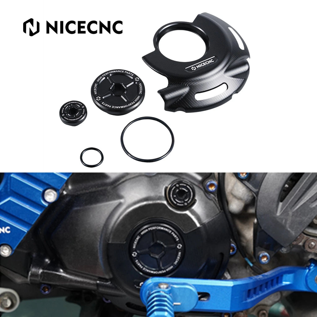 Crankcase Cover & Timing Plug Kit for Yamaha YFZ450R/RSE (2013–2025) Black