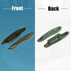 Car Remote Key Side Cover Case Set for Porsche Taycan 911 (2020-2021) Green