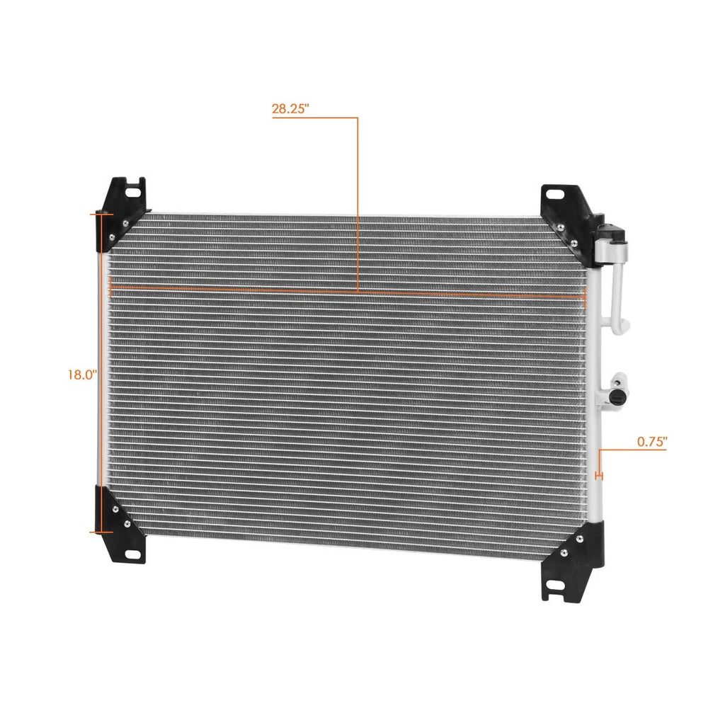 A/C Condenser for Chevy Trailblazer/GMC Envoy 4.2/5.3/6.0L (2003–2009) 4719