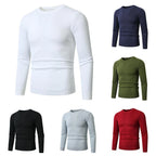 Slim Fit Round Neck Sweater for Men (Casual Knitwear)