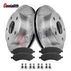 Front Disc Brake Rotors Pads Kit 312mm for Dodge RAM Dakota, Raider (2005–2011)