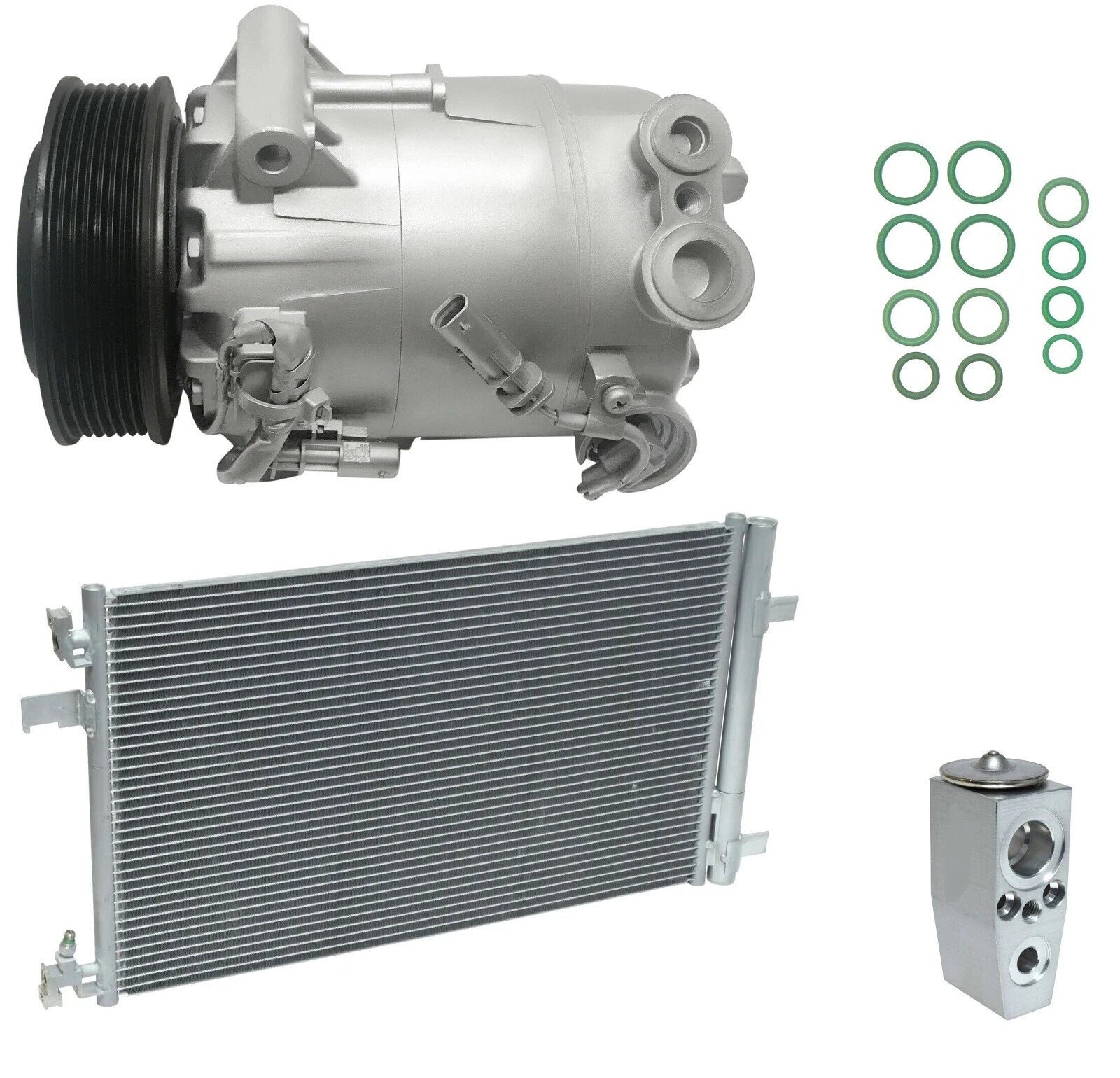 AC Compressor Kit With Condenser for Buick Regal 2.4L (2016–2016)