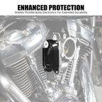 6061 Solid Aluminum Throttle Body Cover for Harley Street Glide FLHX (2017–2023)