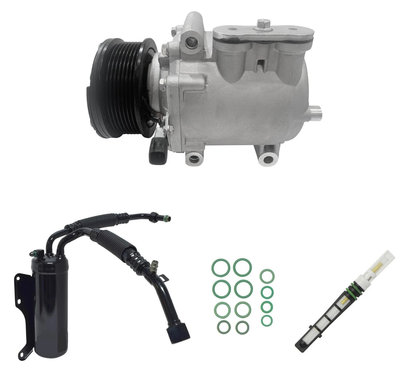 AC Compressor Kit Replacement for Ford Econoline E-450 Super Duty (2003–2003)