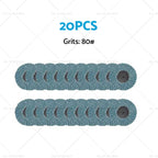 20X 2" 50MM Quick Change Zirconia Flap Discs for Metal Sanding