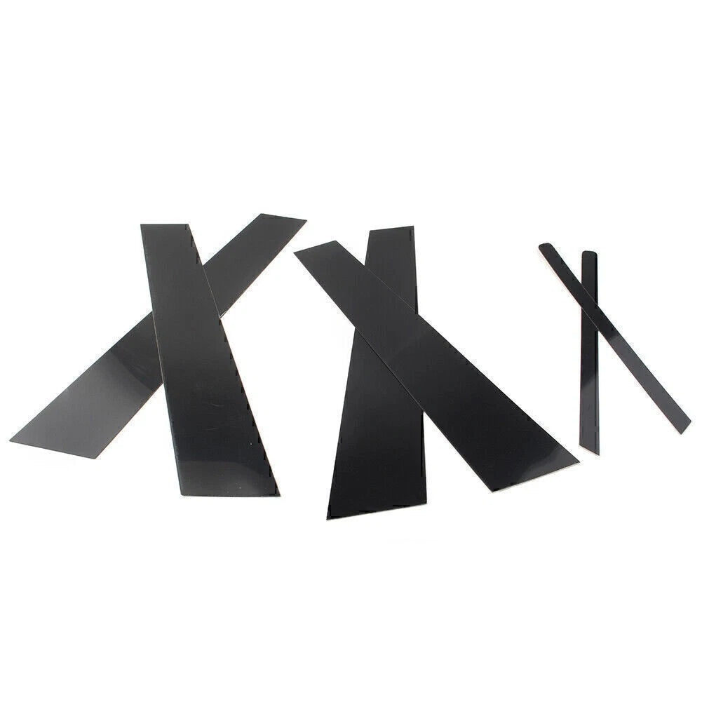 Set of 6 Door Trim Pillar Posts Cover Kit for KIA Optima (2011–2015) Gloss Black