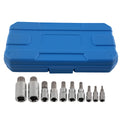 10PC Spline Triple Square Socket Bit Set for Automotive (M4-M18)