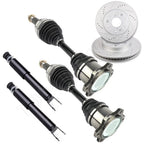 Front CV Axle, Brake Rotors, Struts for Chevrolet Silverado 1500 (2003–2006)