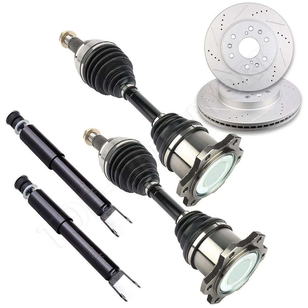 Front CV Axle, Brake Rotors, Struts for Chevrolet Silverado 1500 (2003–2006)