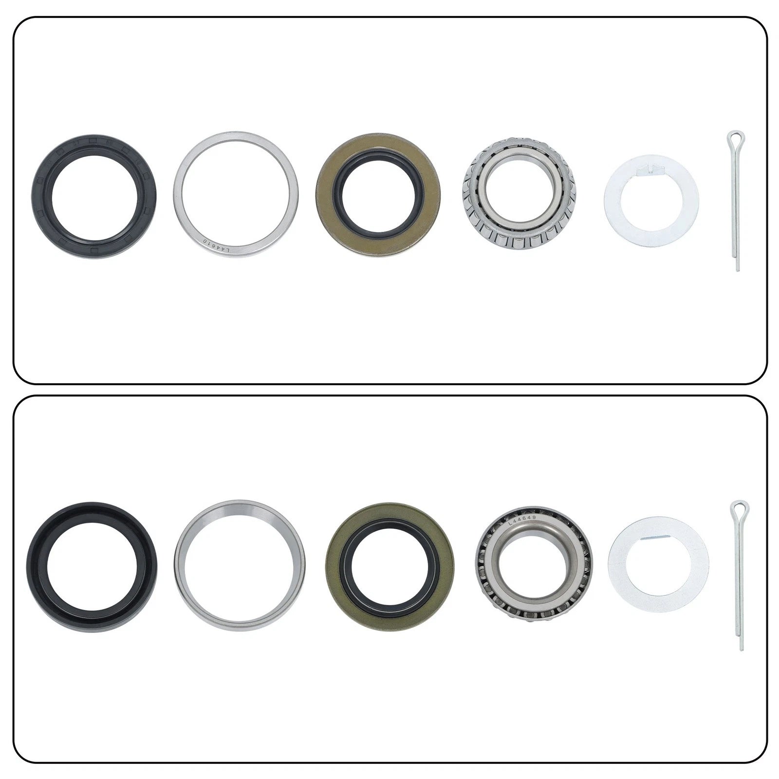 Set of 4 Trailer Bearing Kits for L44649/L44610 (2000)