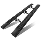 6" Black Flat Side Step Bar Running Boards for Nissan Frontier (2005–2024)