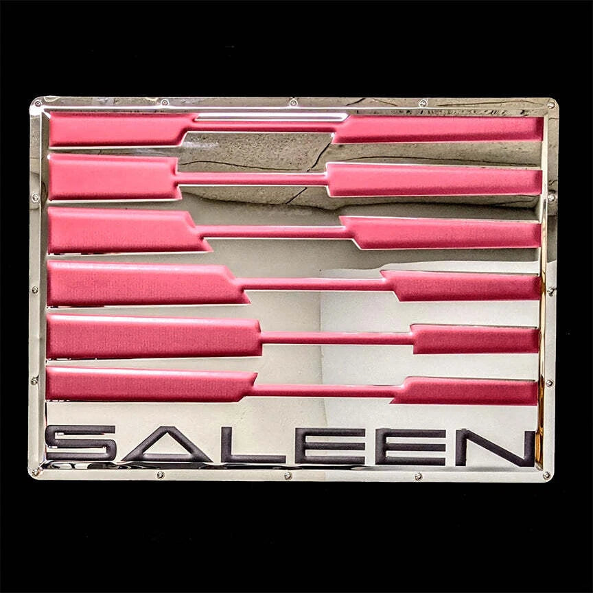 Metal Emblem Chrome Saleen Logo for Cars and Trucks 17x23 (2005–2025)