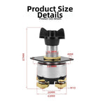 100A Battery Isolation Switch for Cars RVs Marine Vessels