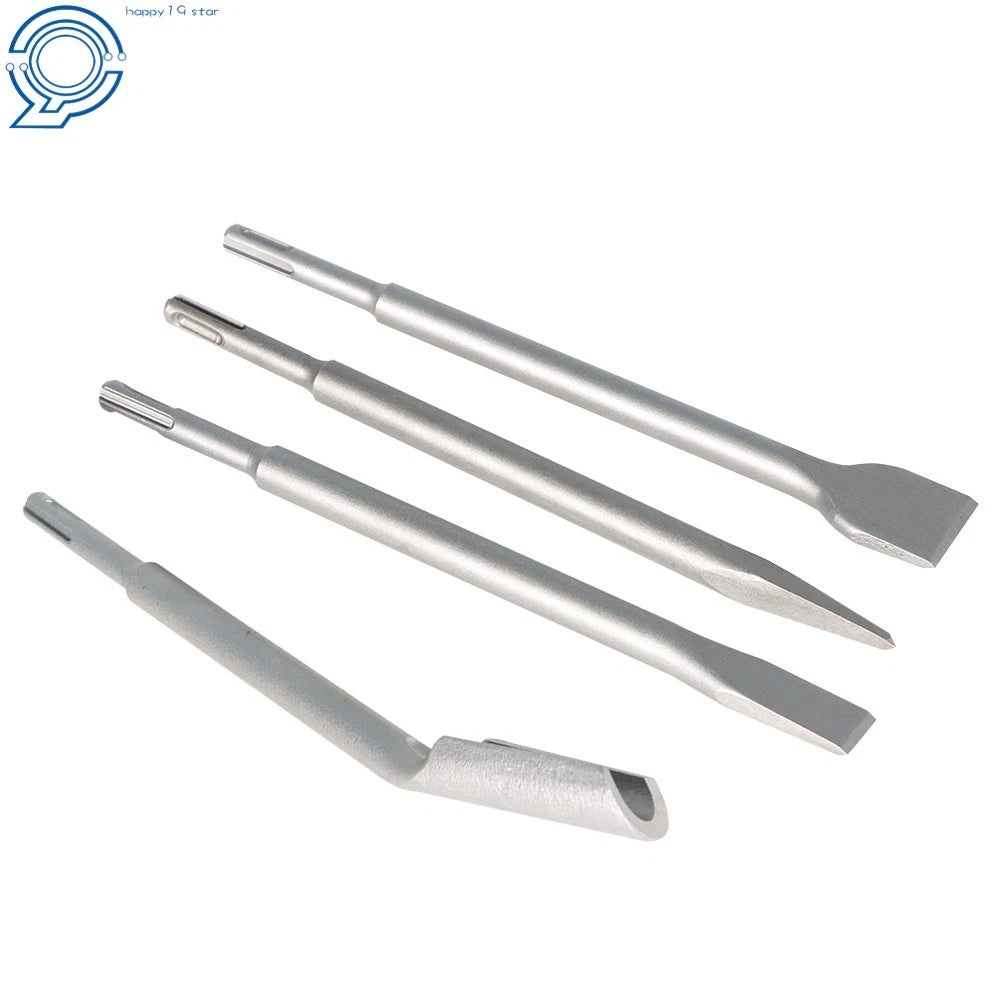 Set of 4 SDS Plus Chisel Bits for Universal Use