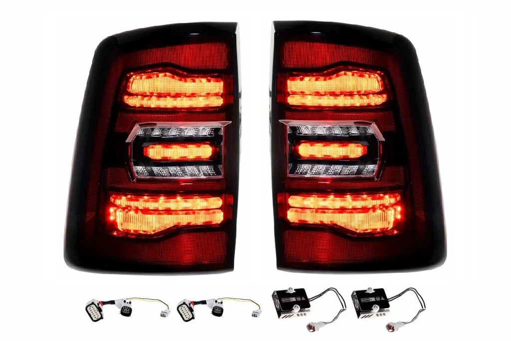 Morimoto XB LED Tail Lights RED Lens Replacement for 2019–2022 Ram 2500 3500