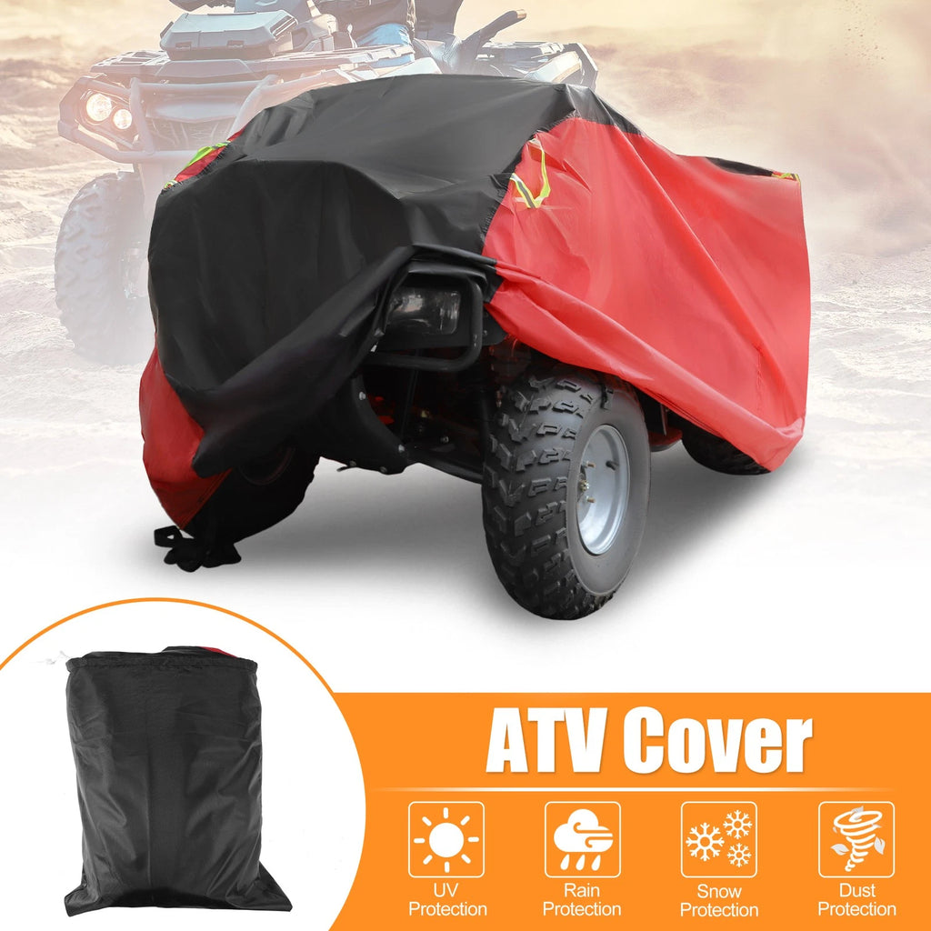 ATV Cover for Can-Am, Polaris, Honda 250-600CC Quad Bike (Fits Various Models)