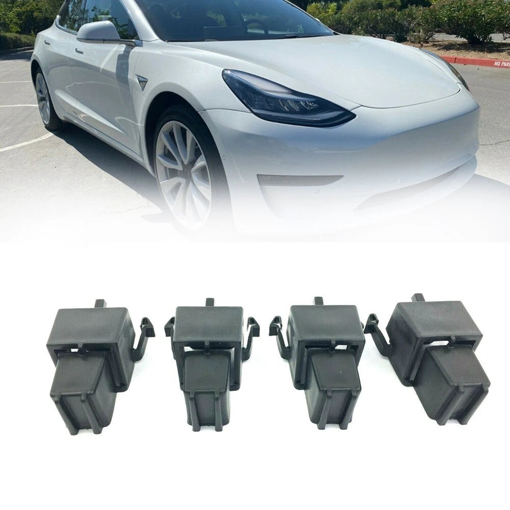 Set of 4 Frunk Clip Reinforcements for Tesla Model 3 (2017–2023) 1131205-00-C