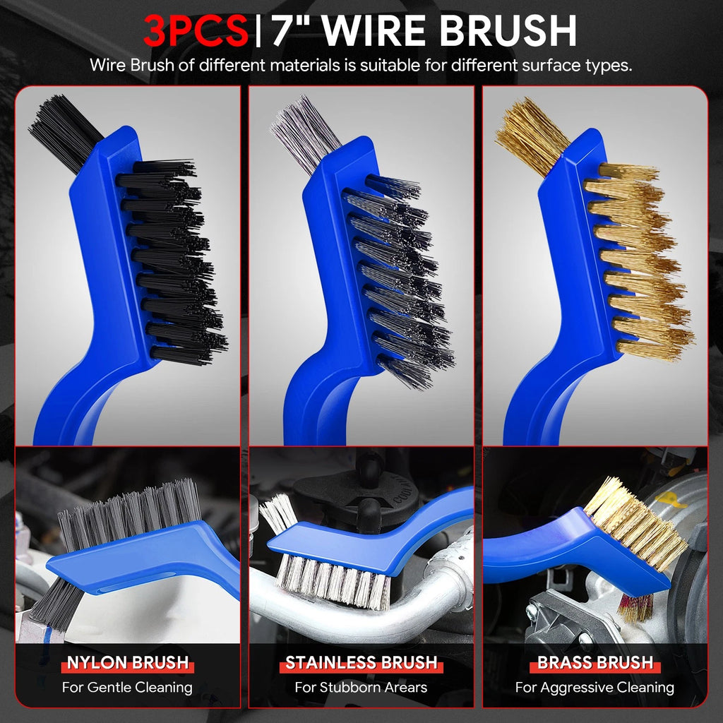 19-Piece Car Wash Cleaning Kit for All Vehicles (Interior Exterior)