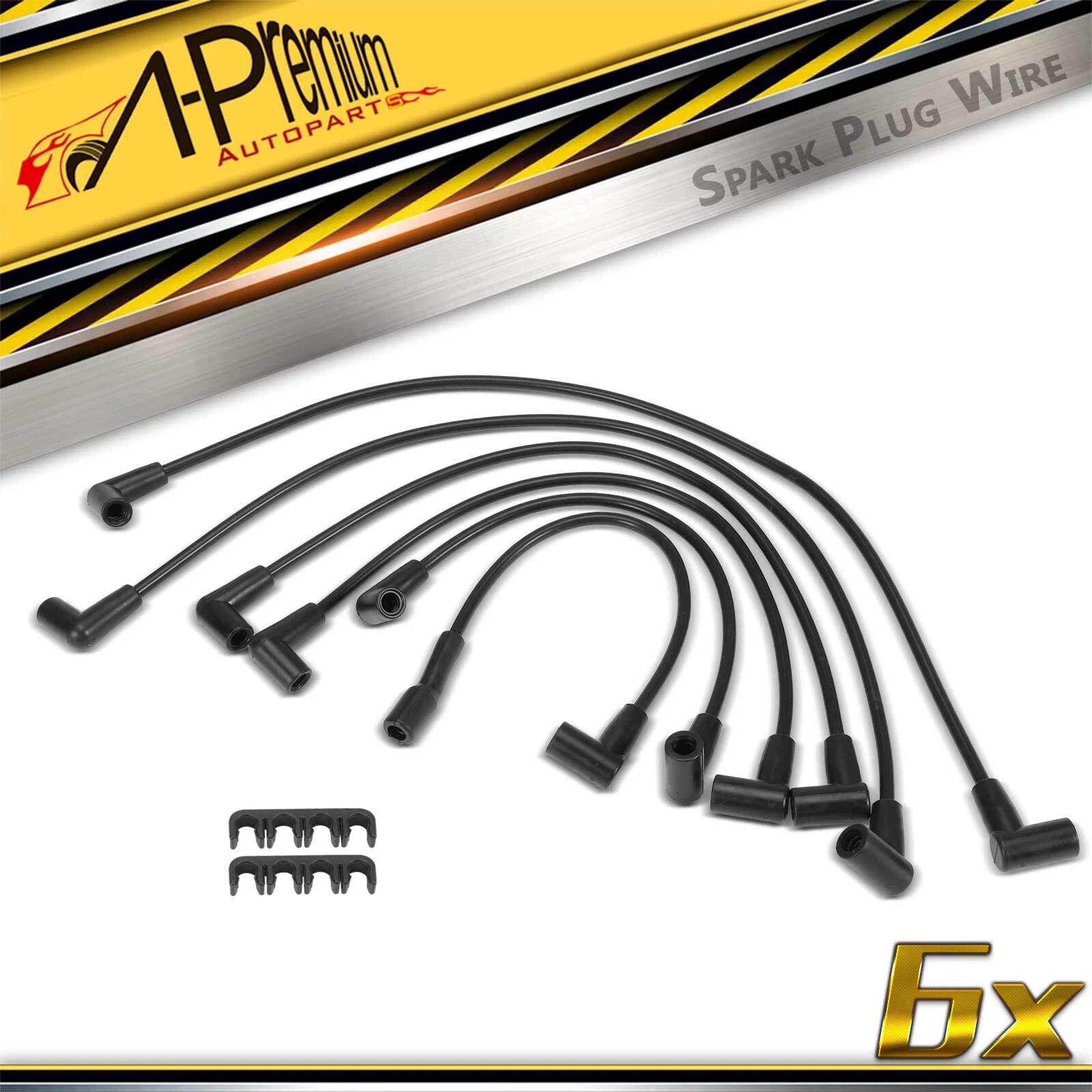 Set of 6 Spark Plug Wires for Chevrolet C10 C20 G20 Impala (1978–1984)