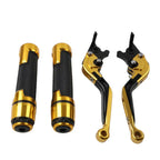CNC Folding Extendable Brake Clutch Lever Grip Set for Honda VFR1200 (2010-2016)