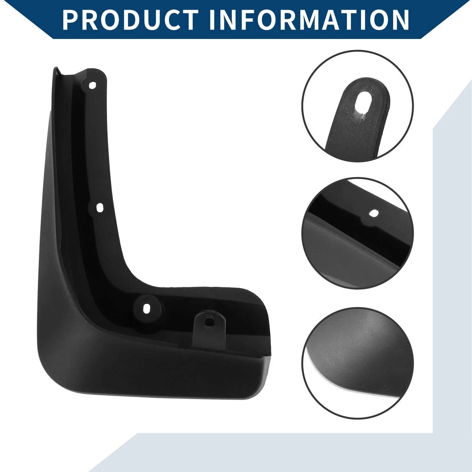 Set of 4 Mud Flaps Splash Guards for BMW 7 Series (2023–2024)