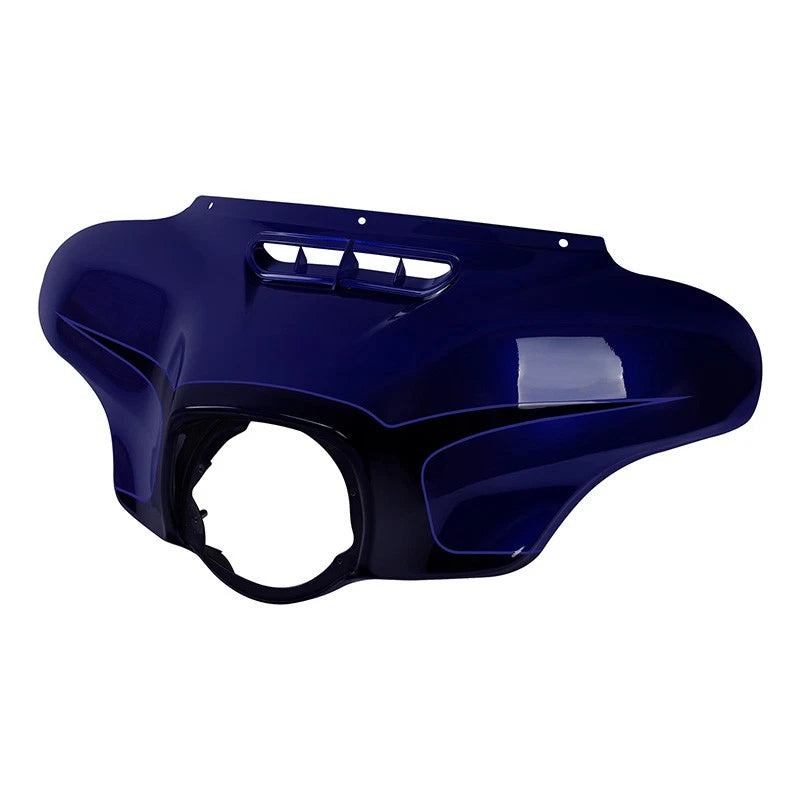 Outer Batwing Fairing for Harley Electra Glide (2014–2023) Zephyr Blue/Black Sunglo