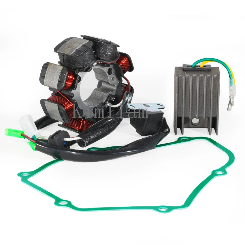 Stator Coil + Regulator Rectifier + Gasket for Honda ATC250R (1985) 31120-HA2-671