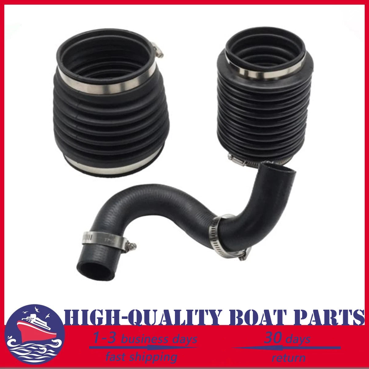 Bellows Kit for Volvo Penta AQ200 280 290 (Replaces 875822, 876294, 876631)