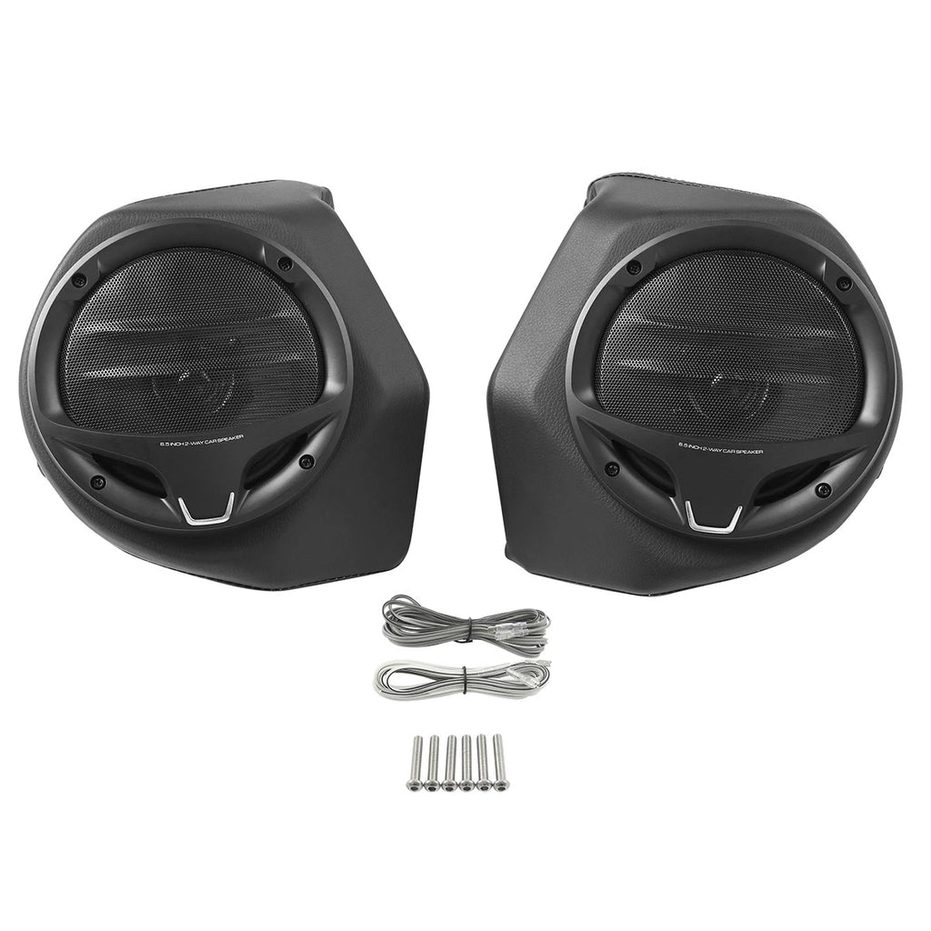 6.5" Black King Trunk Speakers for Harley Touring (2014–2024)