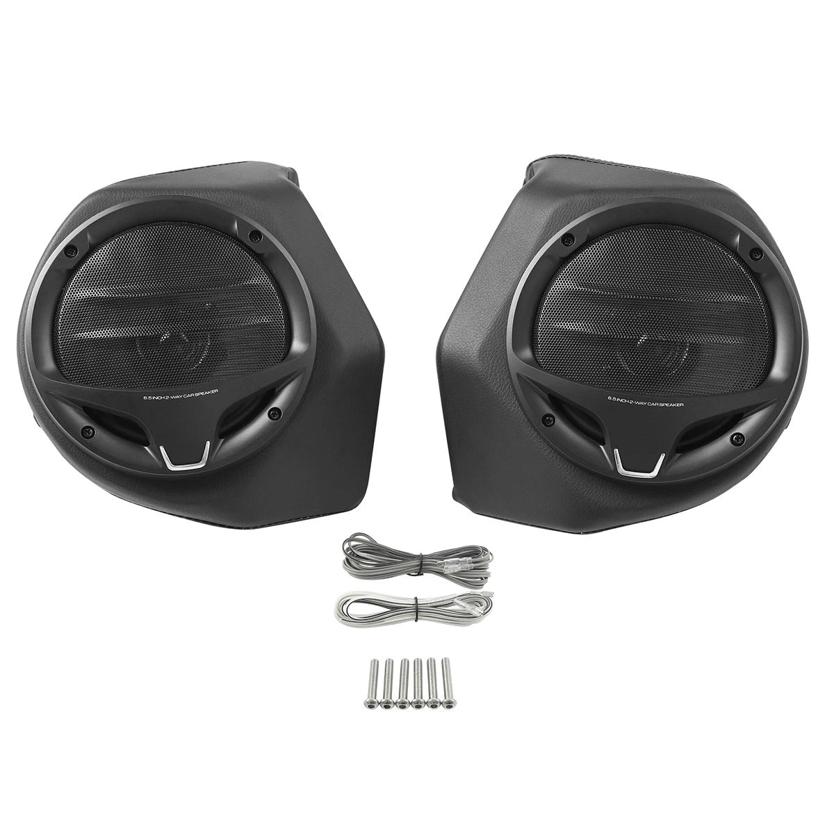6.5" Black King Trunk Speakers for Harley Touring (2014–2024)