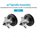 2X 42'' Spindle Assembly for MTD, Cub Cadet, Troy Bilt, Toro (918-0659, 618-0659A)