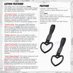 Hand Ring Straps Loop Circle Drift Charm for Heart-Shaped JDM Tsurikawa (-)