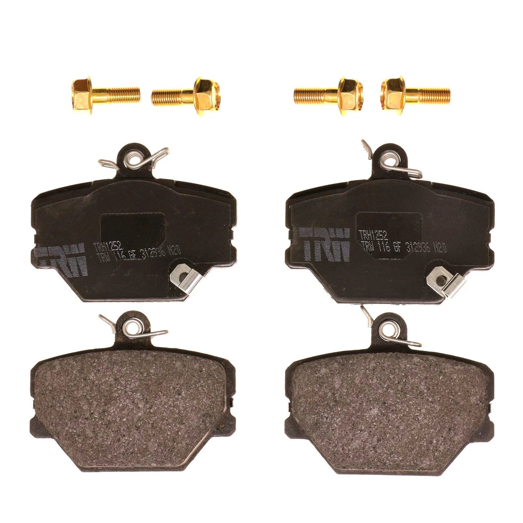 Set of 4 Disc Brake Pads for Smart Fortwo (2008–2016)