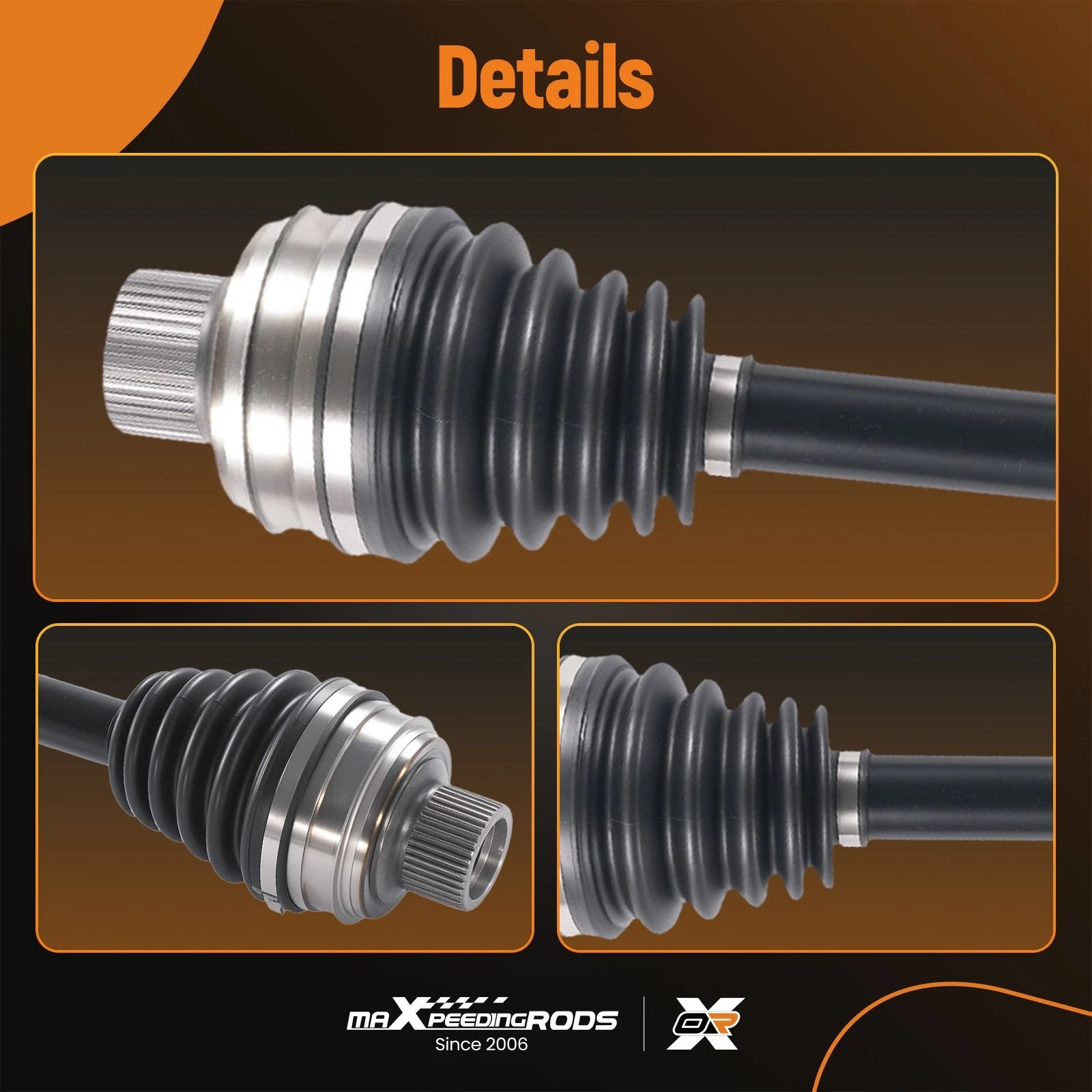 CV Axle Assembly for Porsche Macan (2015–2021) 2.0L 3.0L 3.6L