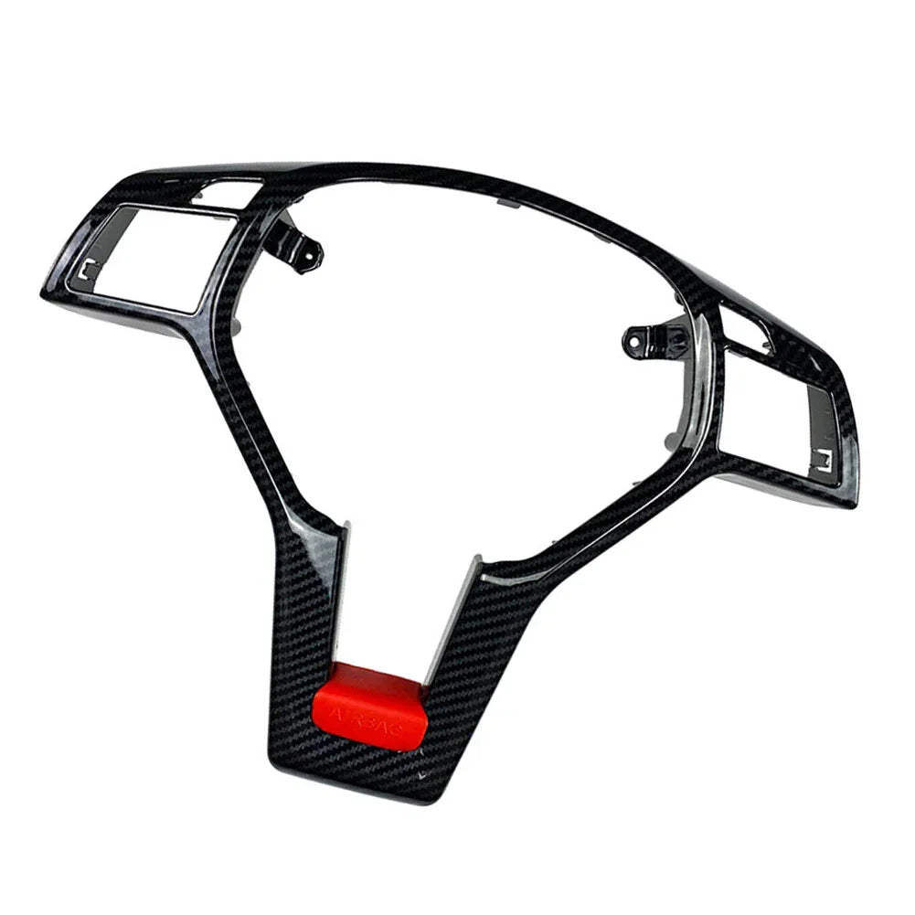 Carbon Steering Wheel Frame Trim Cover for Mercedes A C E SLK CLA CLS GLA Class