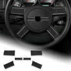 Carbon Fiber Steering Wheel Cover Sticker
