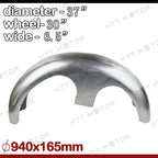 6.5" Wide Front Fender for Harley Road King, Street Glide (120/60, 26 Tires)
