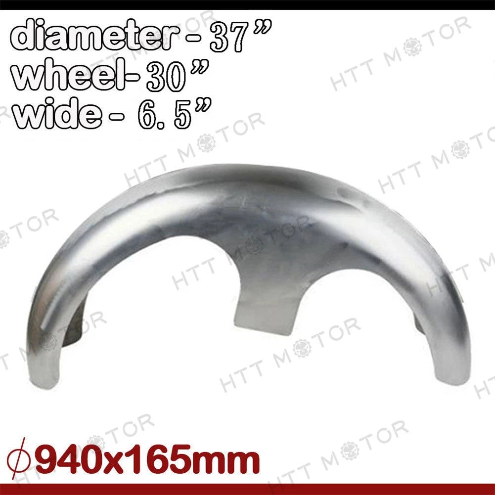 6.5" Wide Front Fender for Harley Road King, Street Glide (120/60, 26 Tires)