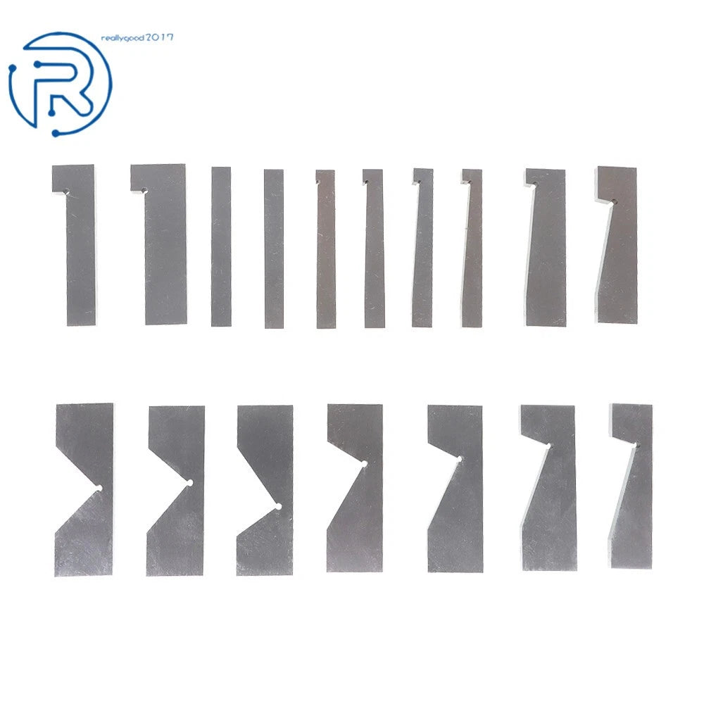 17 Pcs 1/4 to 45 Degree Angle Block Set for Precision Machining