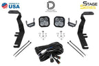 LED Ditch Light Kit Sport White for Diode Dynamics SS3 2015-2020 Ford F-150