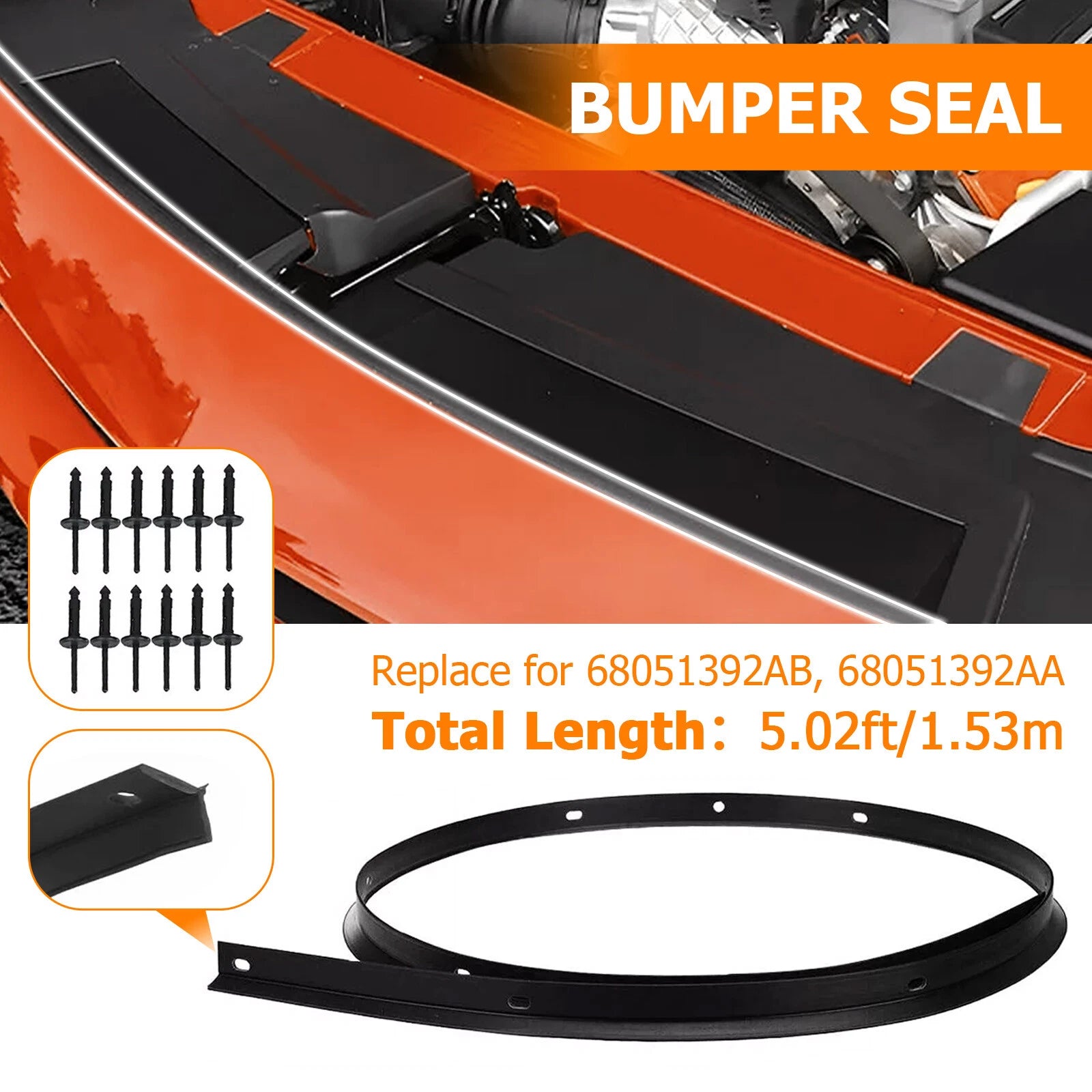 Weatherstrip Seal for Dodge Challenger (2008–2022)