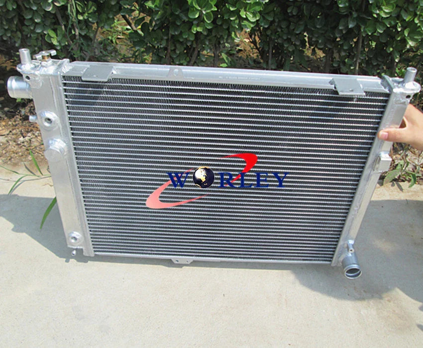 Aluminum Radiator + Fan for Saab 9000 2.3 Turbo (1991-1998)