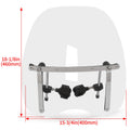 18"x16" Clear Windshield for Suzuki Savage Intruder Volusia Boulevard