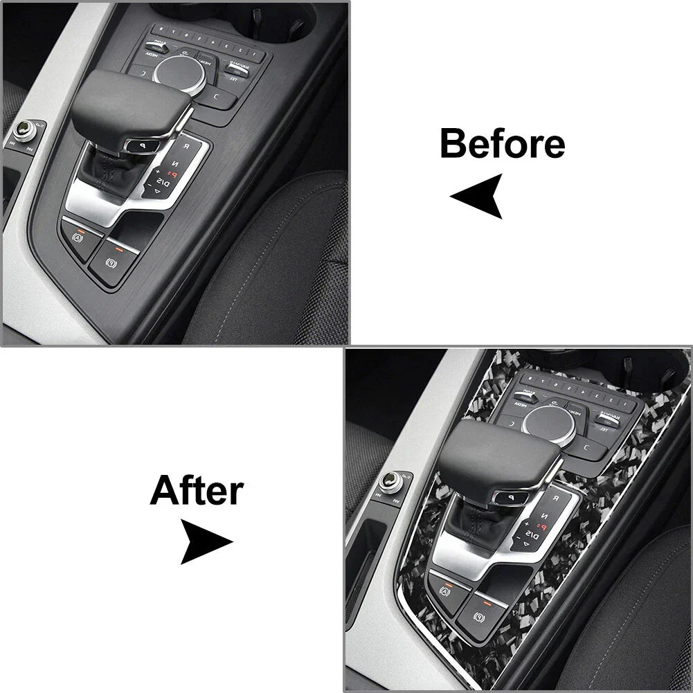 Center Console Gear Shift Panel Cover Trim for Audi A4 A5 (2016-2023)