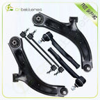 6pc Front Control Arms Tie Rod Ends Sway Bar Links for Nissan Versa (2007–2011)