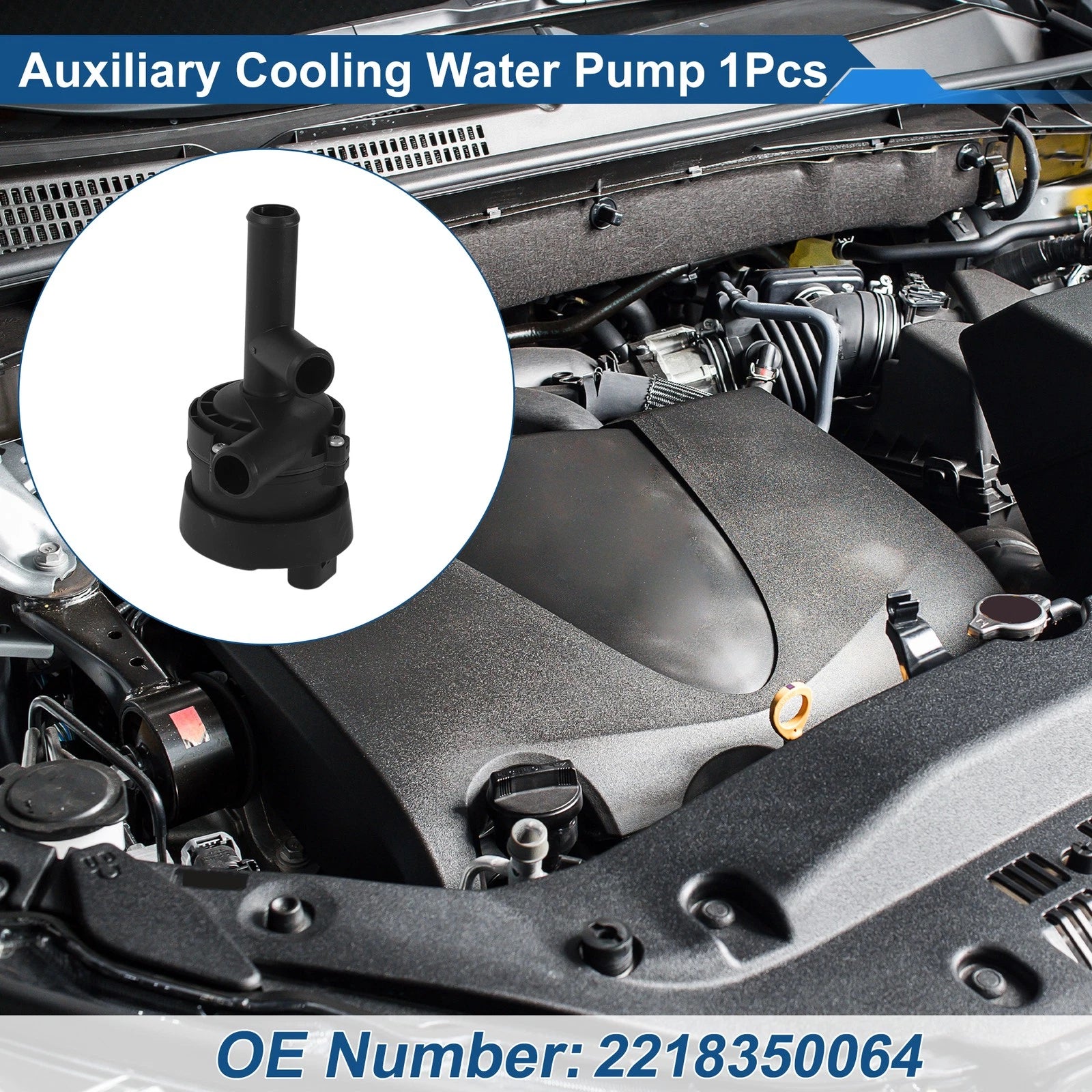 Auxiliary Cooling Water Pump for Mercedes-Benz S-Class (2005–2013) No. 2218350064